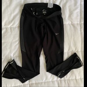Nike Running leggings with zipper. Size S.